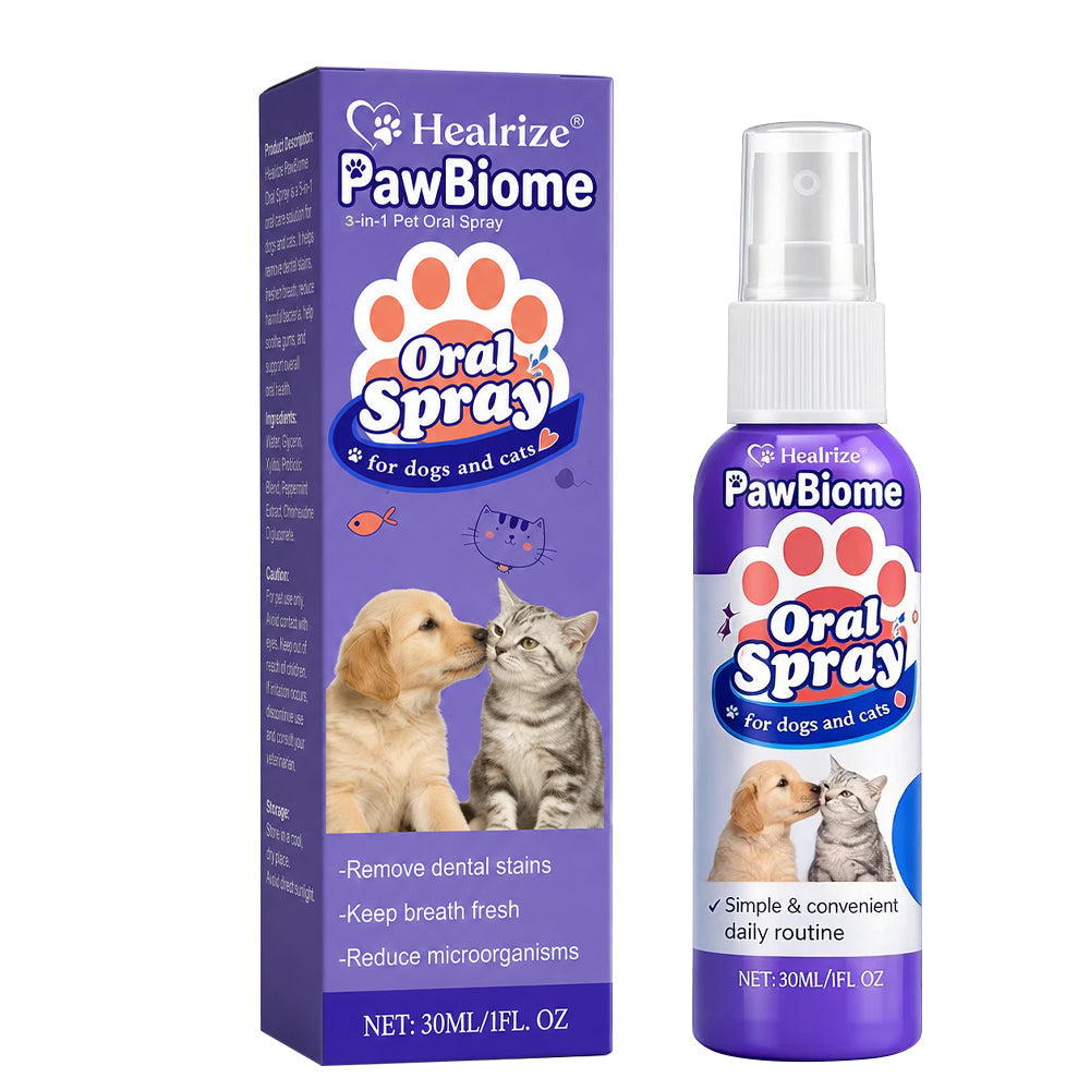Healrize® 🐾PawBiome 3-in-1 Pet Oral Spray -WH53