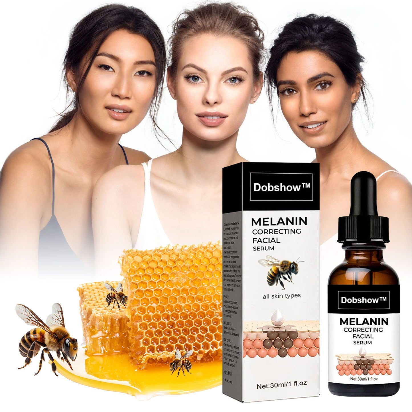 ✨Fast Dark Spot Remover-Dobshow™ Melanin Correcting Facial Serum