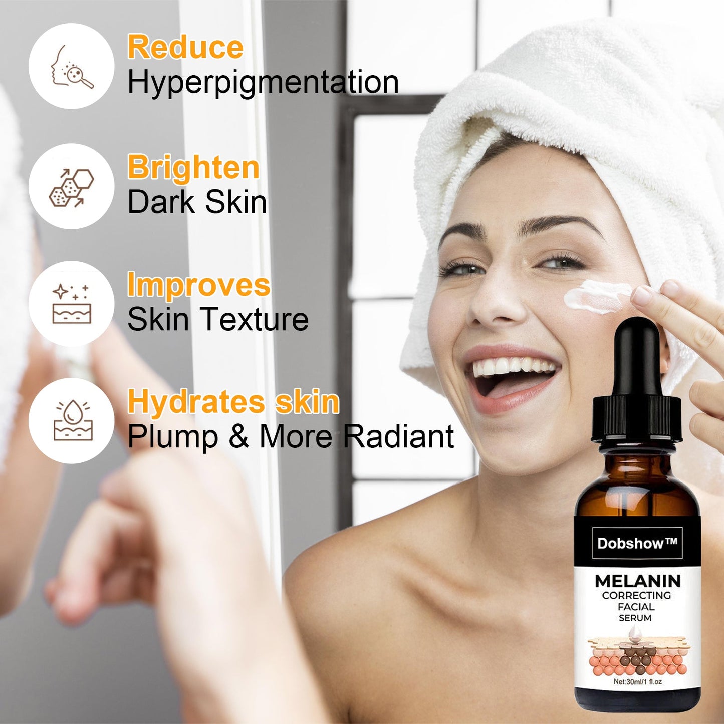 ✨Fast Dark Spot Remover-Dobshow™ Melanin Correcting Facial Serum