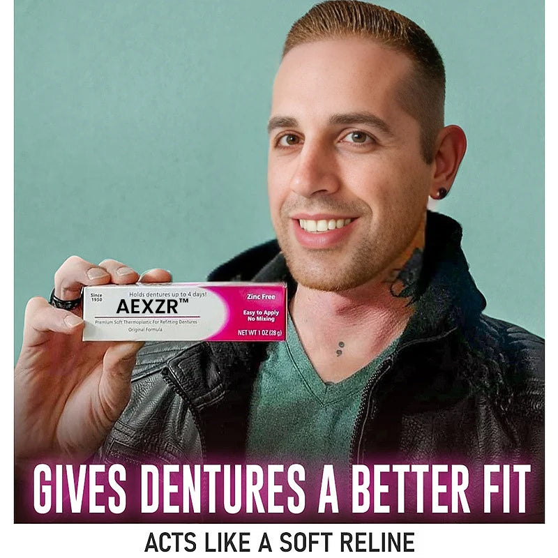 ✨[Official Brand Store] AEXZR™ Thermoplastic Denture Adhesive (✨BUY 2 GET 1 FREE🎁)
