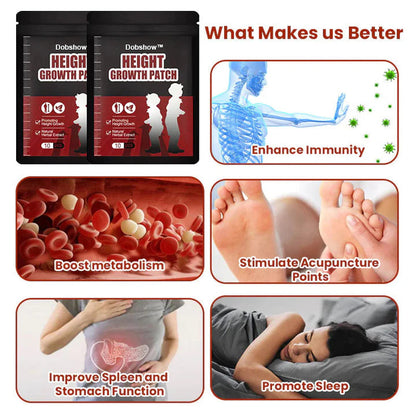 Dobshow™ Herbal Height Increasing Foot Patch🌿 - Awaken Pituitary Growth Hormone