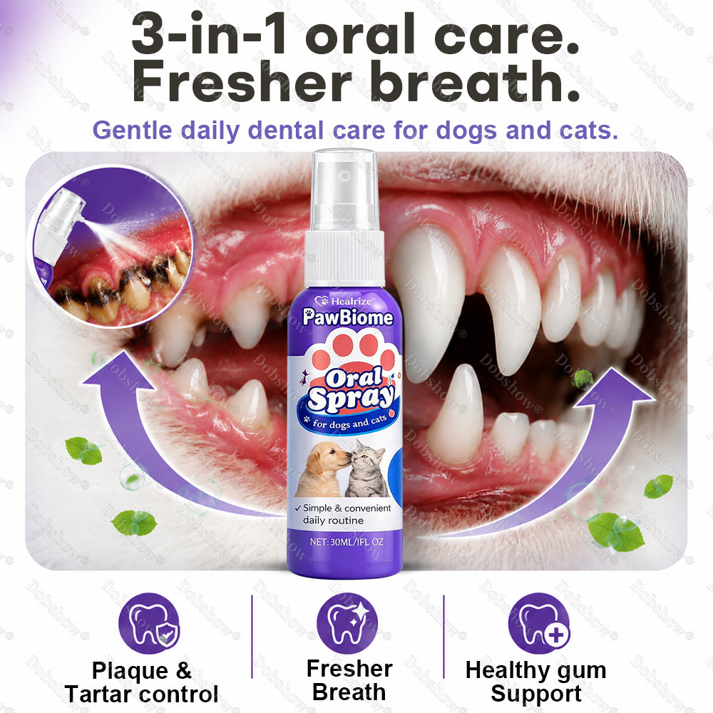Healrize® 🐾PawBiome 3-in-1 Pet Oral Spray -WH53