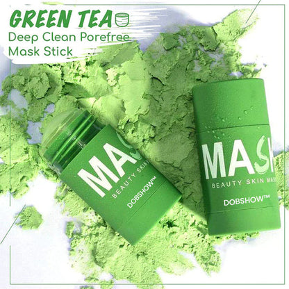 Dobshow™ Green Tea Clay Mask Stick For Oil Control, Blackhead Reduction, and Pore Minimization